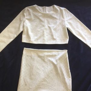 Embellished two piece set- never worn.